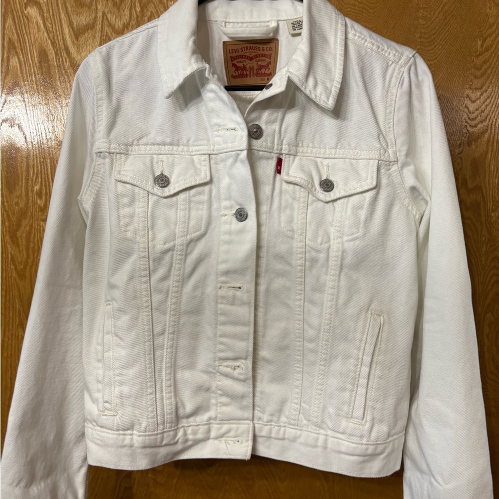 Levi's Women's Ivory Jean Jacket